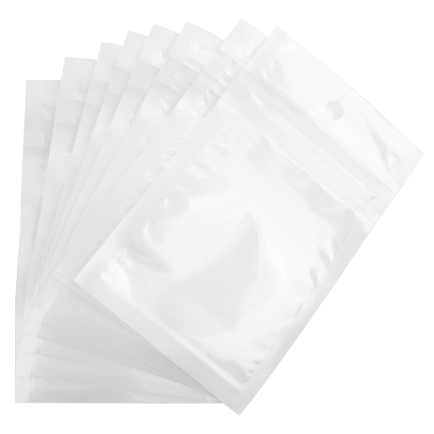 Amazon.com: Ellbest 300pcs 2.36” x 3.94” White Clear Bag